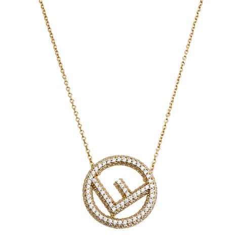 fendi necklaces|is fendi jewelry real gold.